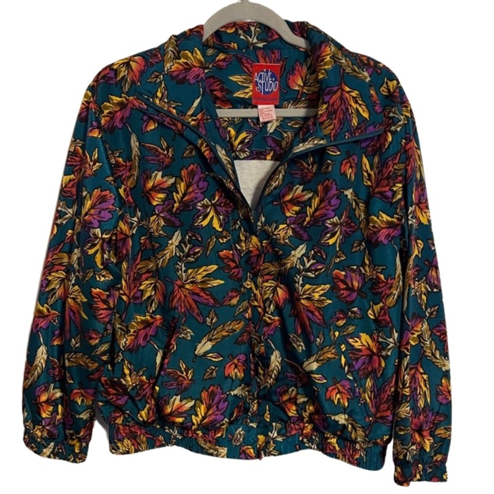 Active Studio multicolored windbreaker size medium